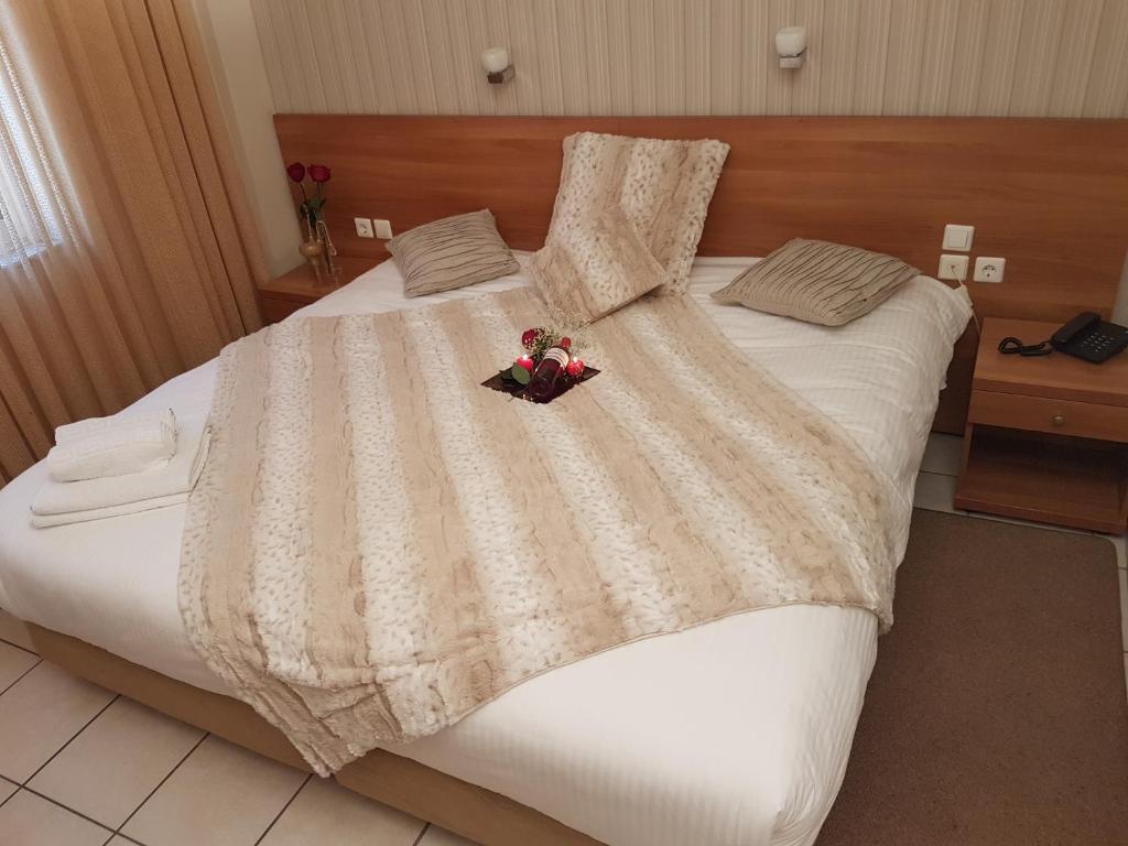 Двухместный (Двухместный номер с 1 кроватью или 2 отдельными кроватями) отеля Hotel Ideal, Пирей