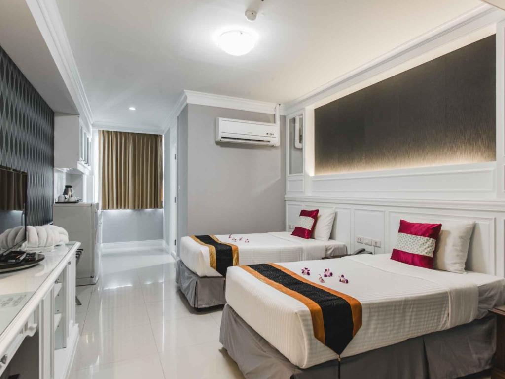 Двухместный (Двухместный номер Делюкс с 2 отдельными кроватями) отеля Convenient Park Bangkok, Бангкок