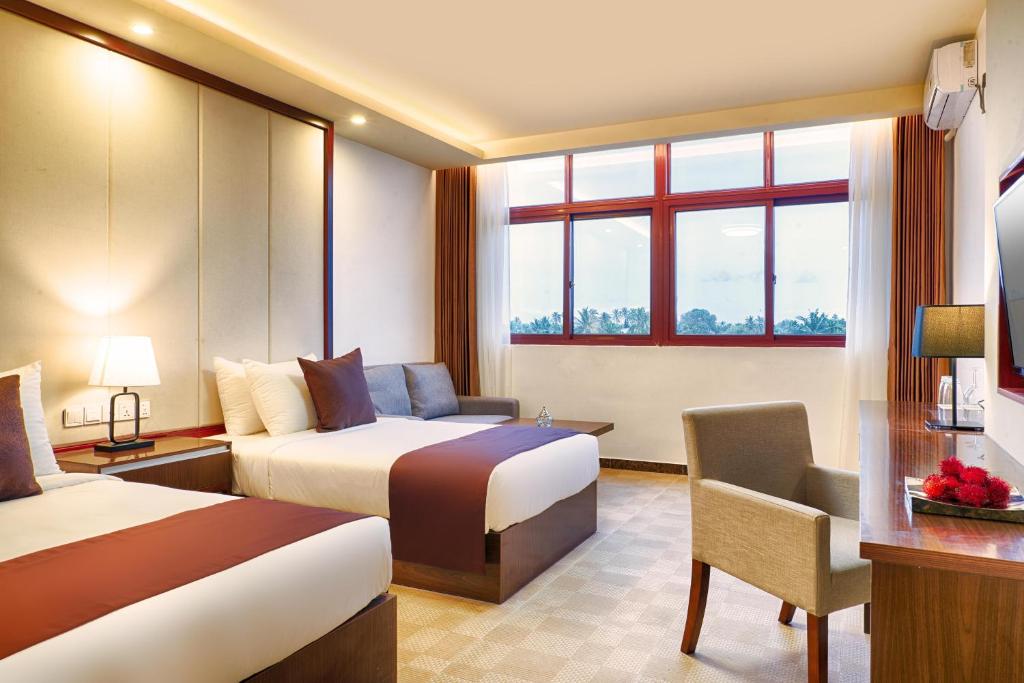 Двухместный (Стандартный номер с кроватью размера «king-size») отеля Jie Jie Beach by Jetwing, Ваддува