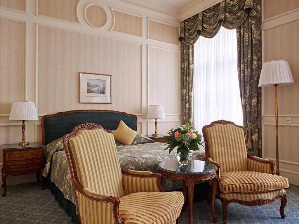 Двухместный (Двухместный номер Делюкс с 1 кроватью или 2 отдельными кроватями) отеля Grand Hotel Wien, Вена