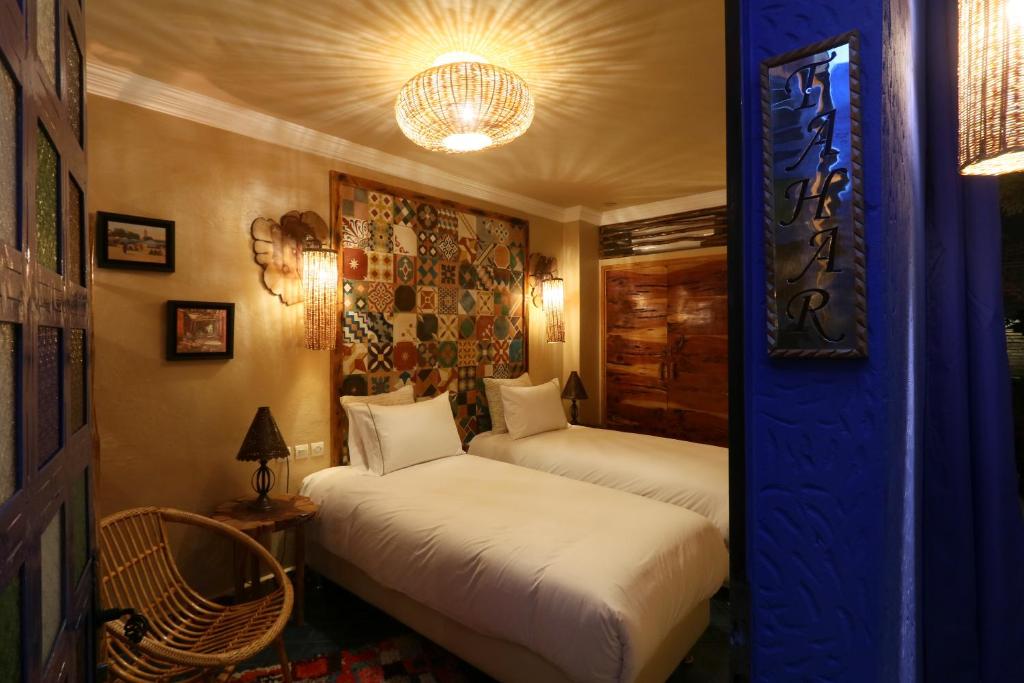 Двухместный (Двухместный номер с 1 кроватью или 2 отдельными кроватями) гостевого дома Riad Andalla Spa, Марракеш