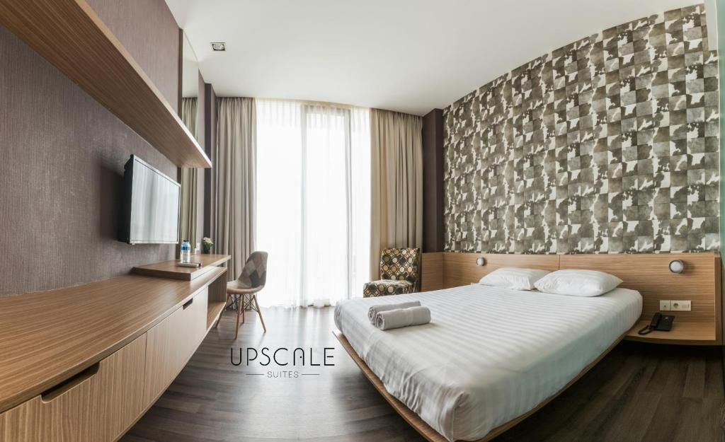 Двухместный (Двухместный номер Делюкс с 1 кроватью и балконом), Upscale Suites