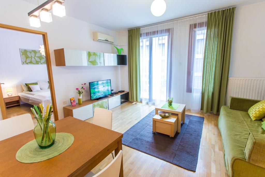 Апартаменты (Апартаменты с 1 спальней и террасой), Colours Apartments Budapest