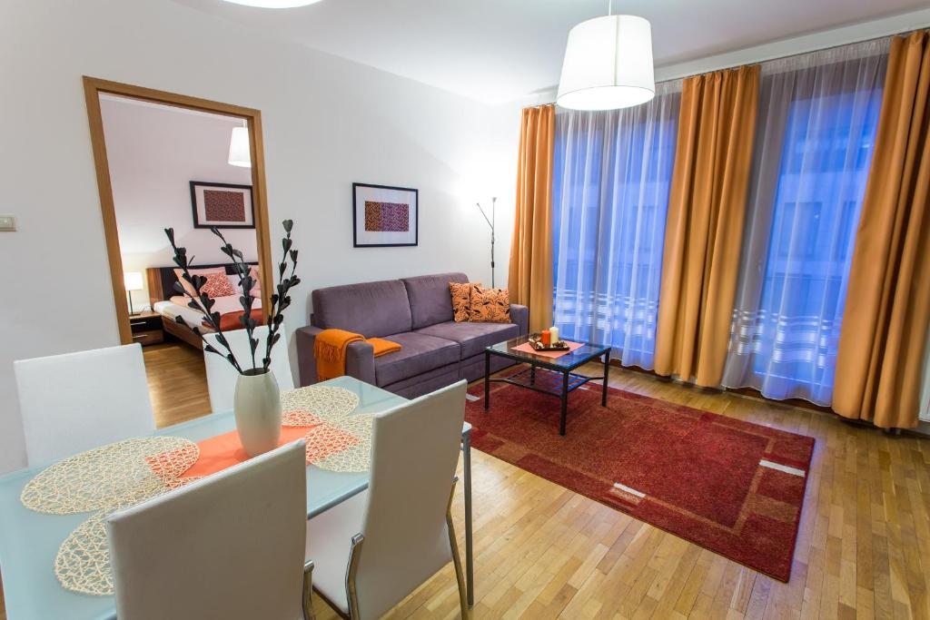 Апартаменты (Апартаменты с 1 спальней, вид на сад), Colours Apartments Budapest