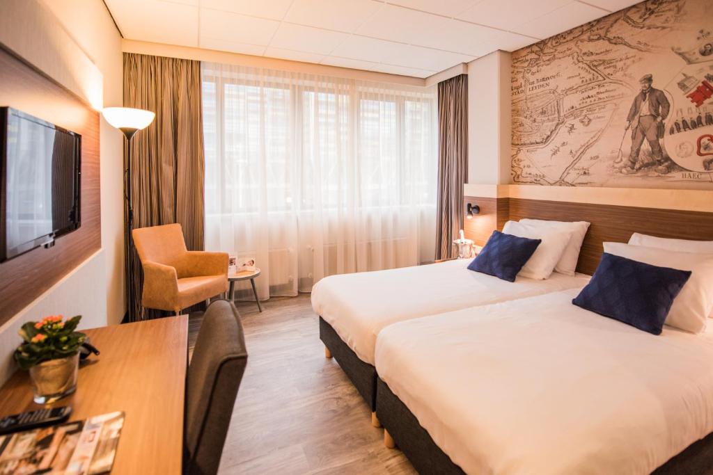 Двухместный (Стандартный двухместный номер с 1 кроватью) отеля Tulip Inn Leiden Centre, Лейден