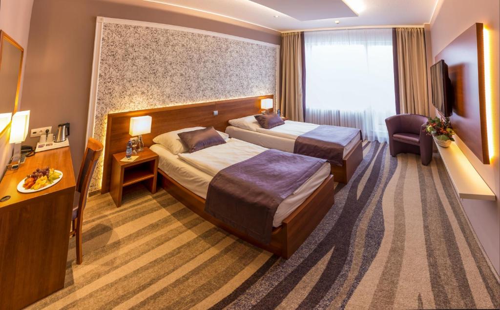 Двухместный (Двухместный номер «Премиум» с 1 кроватью или 2 отдельными кроватями, доступ в общественный оздоровительный центр) отеля Avanti Hotel, Брно