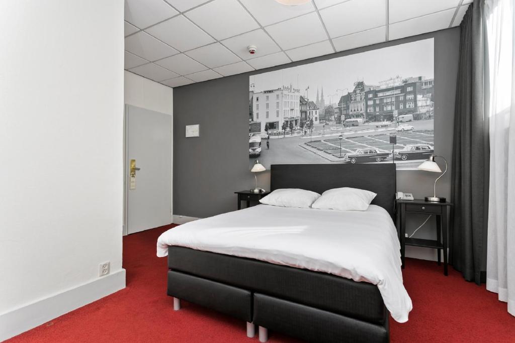 Двухместный (Двухместный номер с 1 кроватью, душем или ванной) отеля Crown Inn, Эйндховен