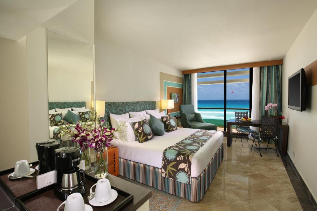 Двухместный (Номер «Гранд» с видом на океан) курортного отеля Grand Oasis Cancun - Все включено, Канкун