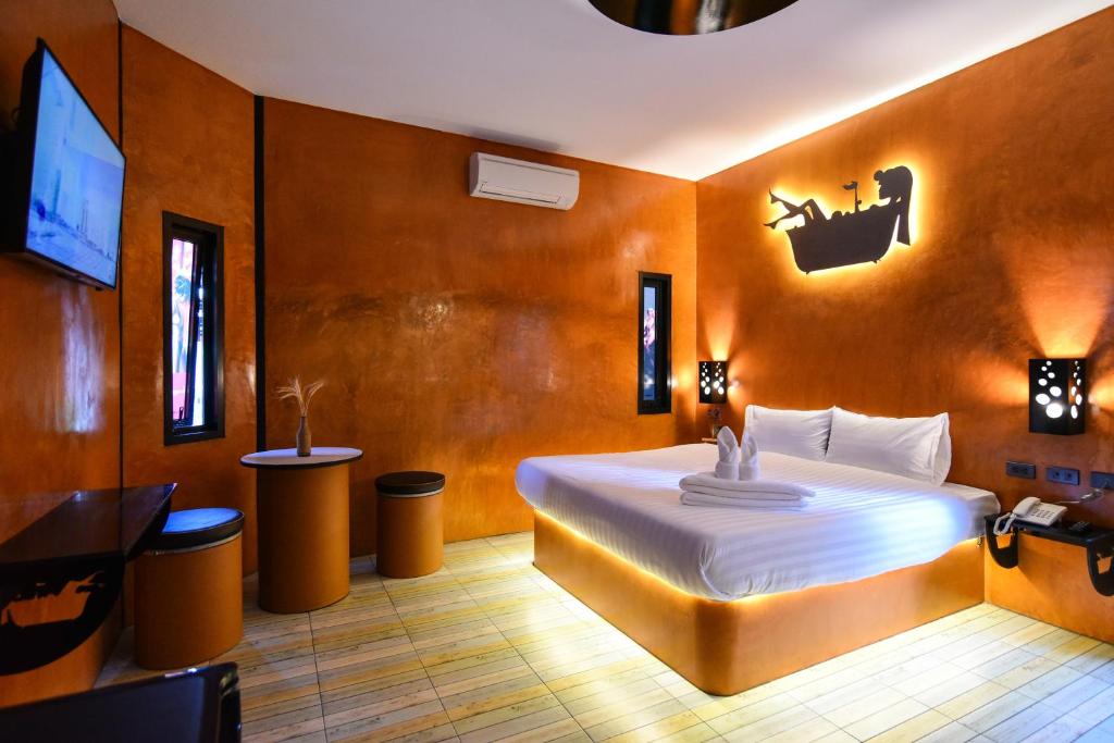 Двухместный (Номер с кроватью размера «king-size») мотеля Bed Villa Chiang Rai, Чианграй