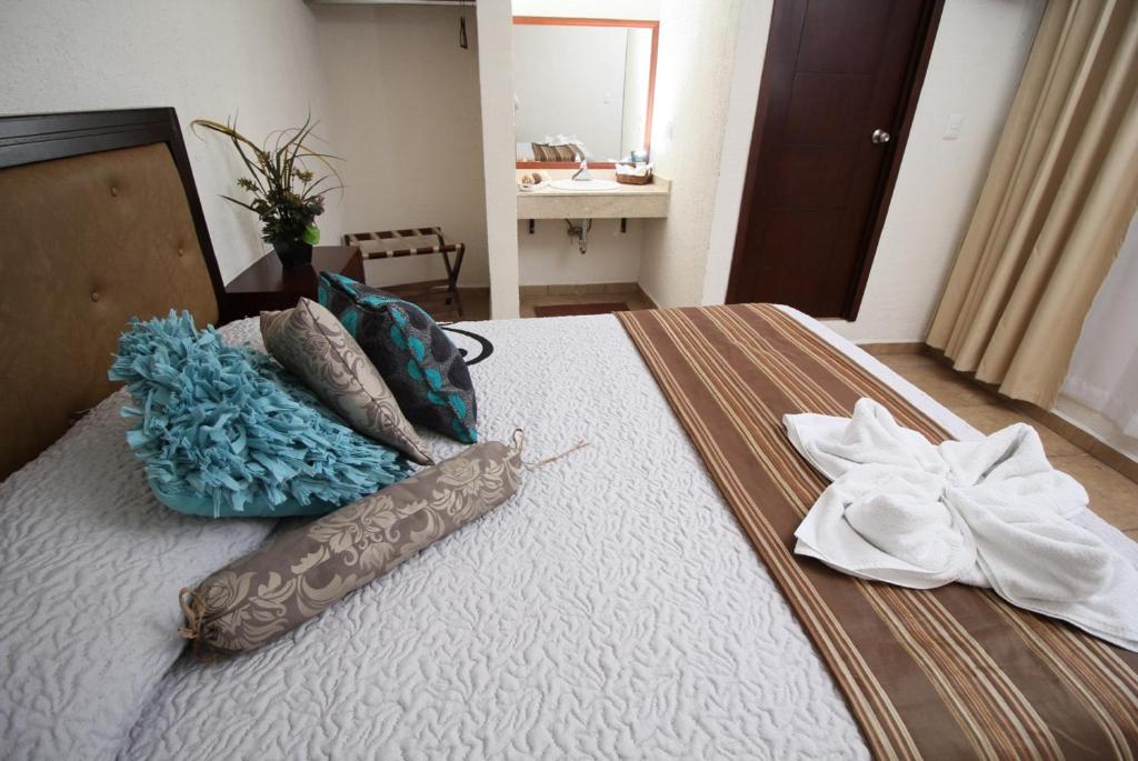 Двухместный (Небольшой двухместный номер с 1 кроватью) отеля Hotel Sacre, Сан-Хуан Баутиста Тукстепек