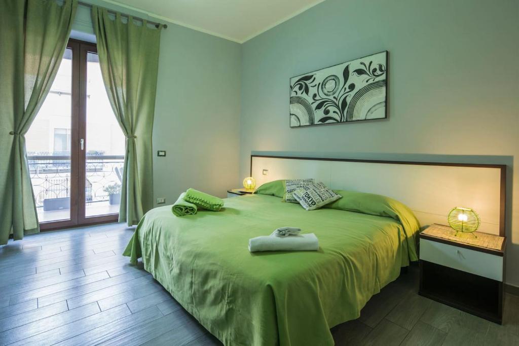 Двухместный (Двухместный номер с 1 кроватью или 2 отдельными кроватями и балконом) отеля B&B Eco, Помпеи