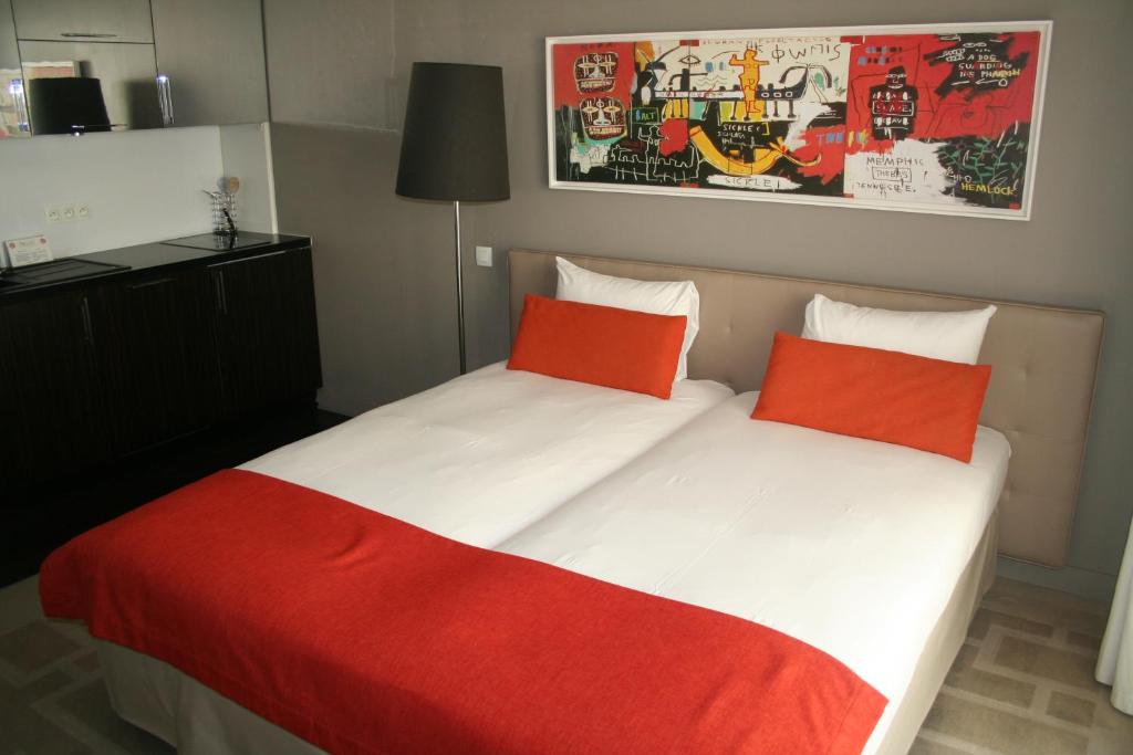 Двухместный (Номер-студио с 2 односпальными кроватями (2 взрослых)) апарт-отеля Hipark Design Suites Nice, Ницца