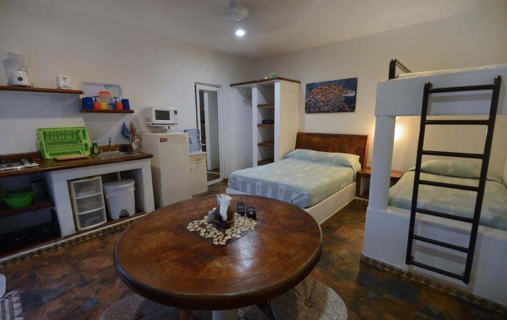 Апартаменты (Апартаменты) отеля Bungalows VillArena, Акапулько-де-Хуарес