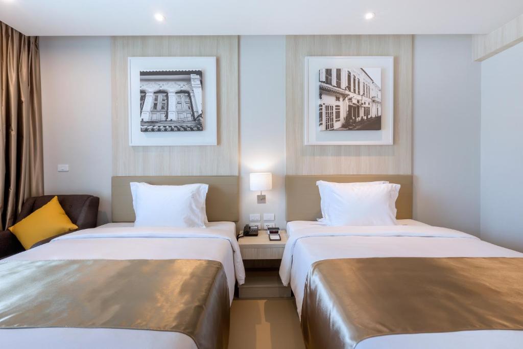 Двухместный (Двухместный номер с 1 кроватью или 2 отдельными кроватями - Пляжное крыло) курортного отеля X10 Khaolak Resort, Кхаулак