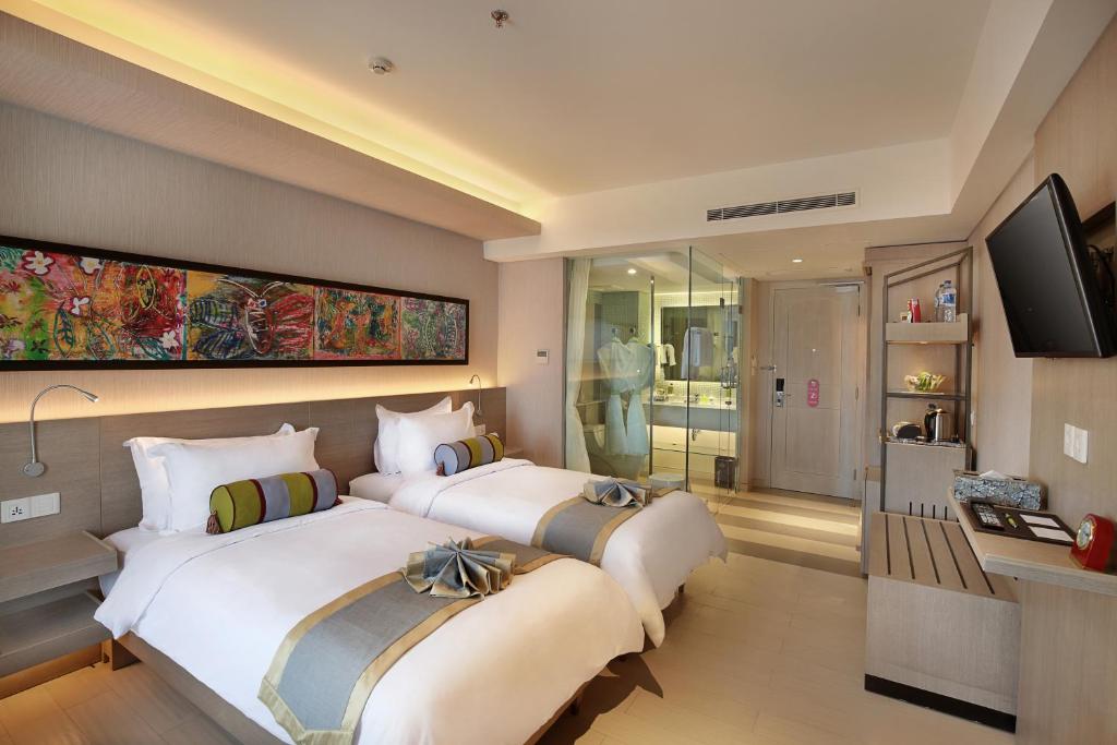 Двухместный (Улучшенный двухместный номер «Плюс» с 2 отдельными кроватями) отеля SenS Hotel and Spa, Убуд