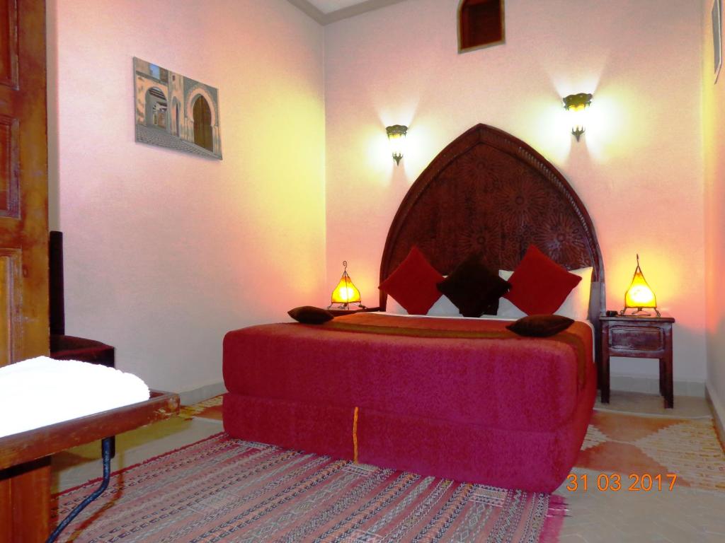 Двухместный (Двухместный номер Делюкс с 1 кроватью) отеля Riad Ahlam, Фес