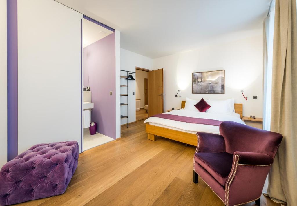 Двухместный (Классический двухместный номер с 1 кроватью) отеля Hotel NI-MO, Цюрих