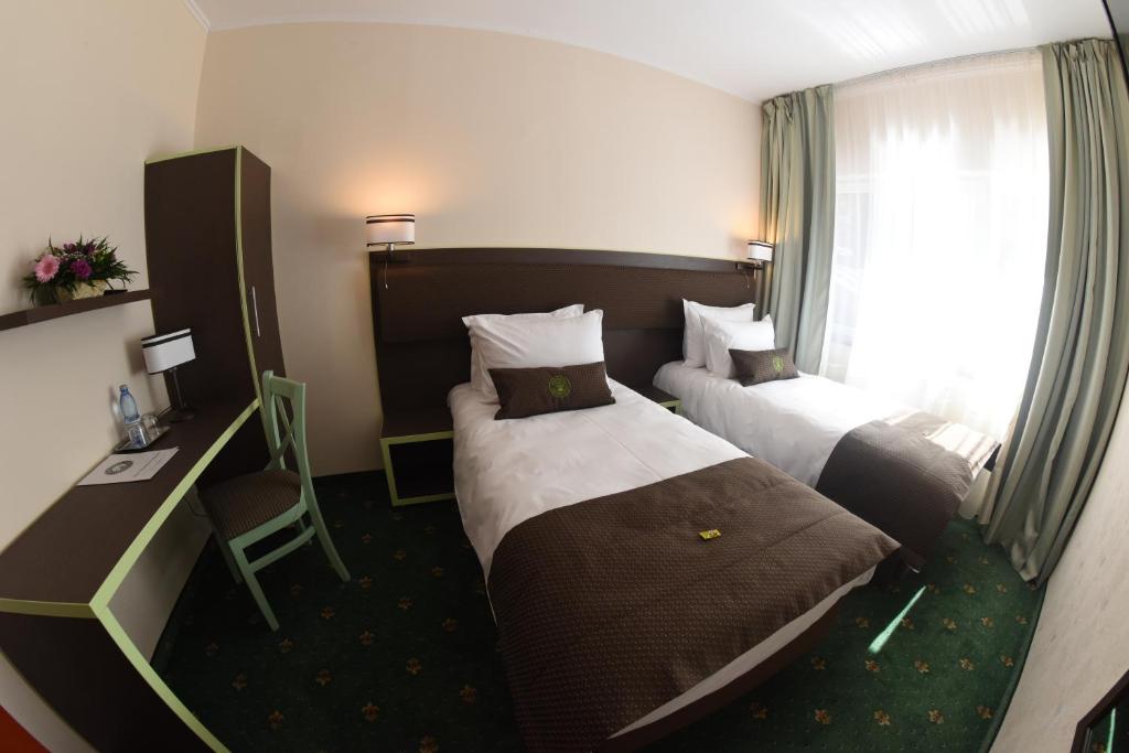 Двухместный (Двухместный номер с 1 кроватью или 2 отдельными кроватями) отеля Hotel Fantanita Haiducului, Питешти