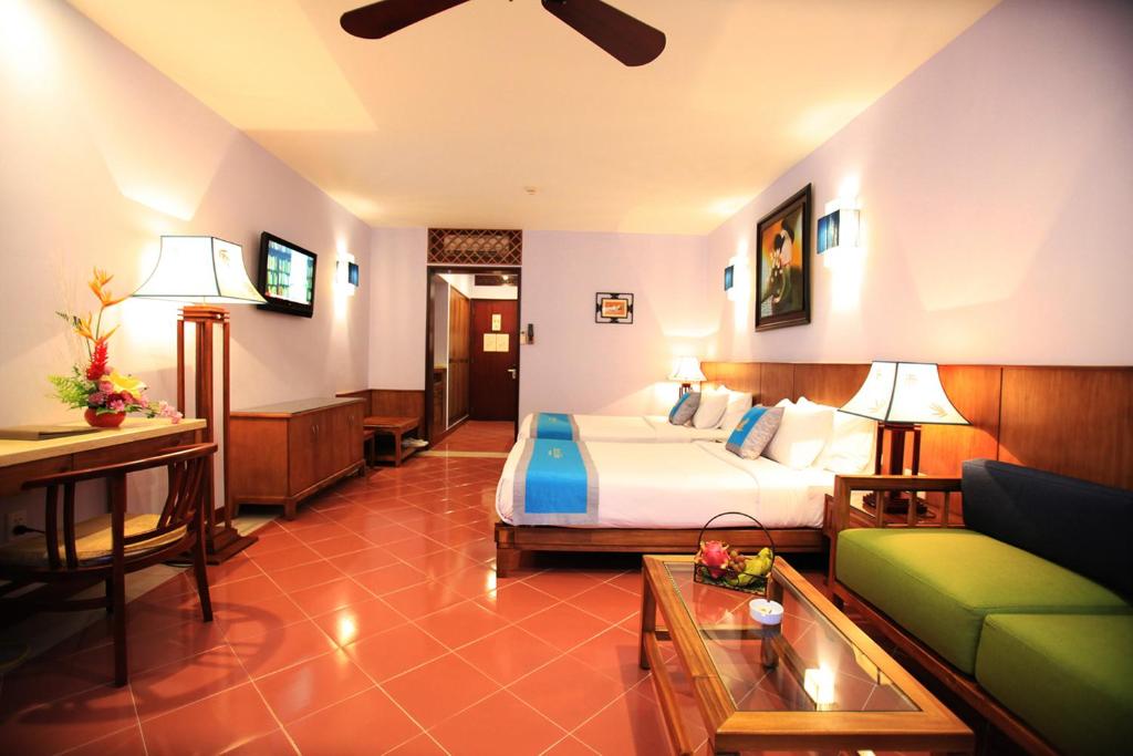 Двухместный (Двухместный номер Делюкс «Премиум» с 1 кроватью) курортного отеля Phu Hai Resort, Фантхьет