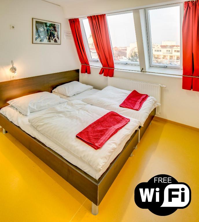 Двухместный (Двухместный номер с 1 кроватью) хостела a&t Holiday Hostel, Вена