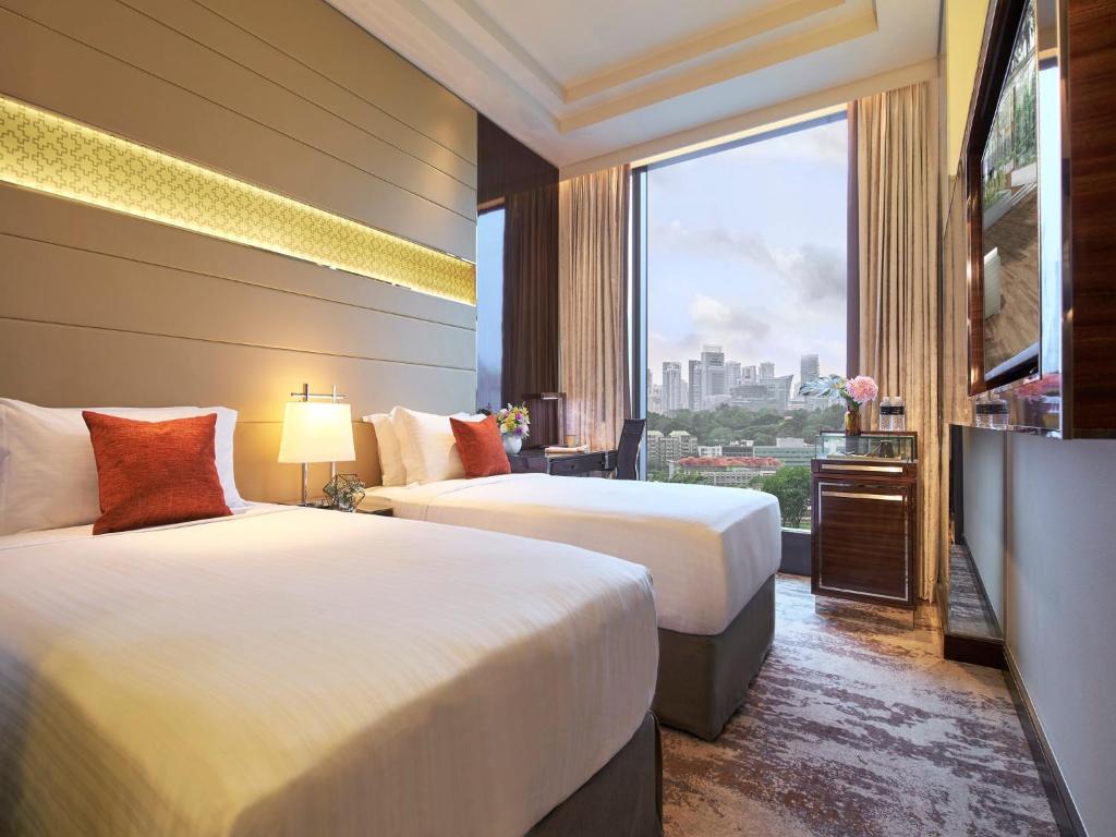 Двухместный (Стандартный двухместный номер с 2 отдельными кроватями — Для некурящих) отеля Park Hotel Farrer Park, Сингапур (город)