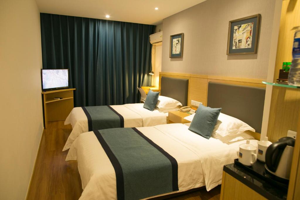 Двухместный (Стандартный двухместный номер с 2 отдельными кроватями) отеля Citytel Inn, Пекин