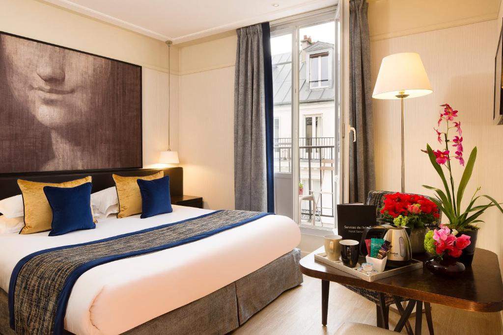 Двухместный (Клубный номер с кроватью размера «king-size») отеля Hôtel Chaplain Paris Rive Gauche, Париж