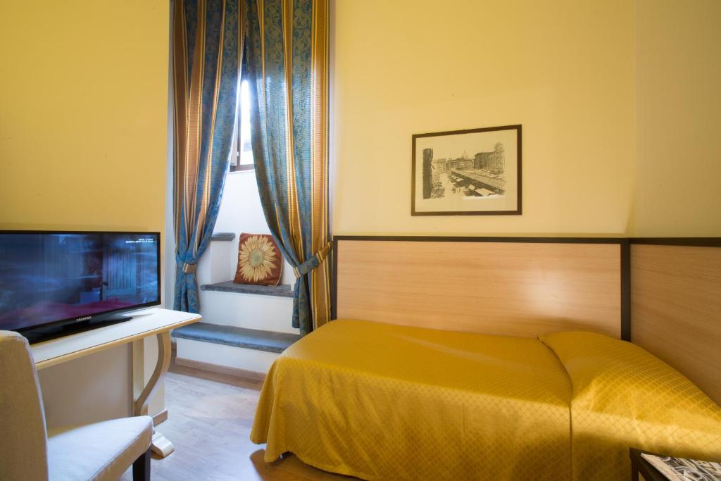 Одноместный (Одноместный номер) отеля Locanda Orchidea, Флоренция