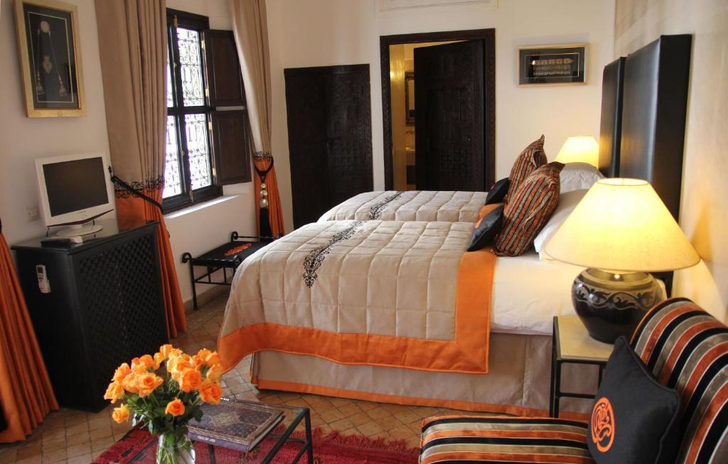 Двухместный (Улучшенный двухместный номер с 1 кроватью или 2 отдельными кроватями) отеля Riad Assakina, Марракеш