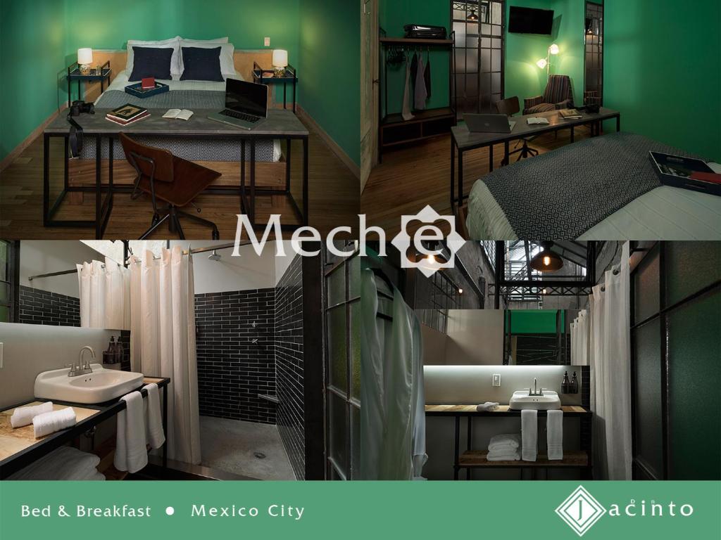 Двухместный (Двухместный номер Делюкс с 1 кроватью) отеля Don Jacinto Bed&Breakfast, Мехико