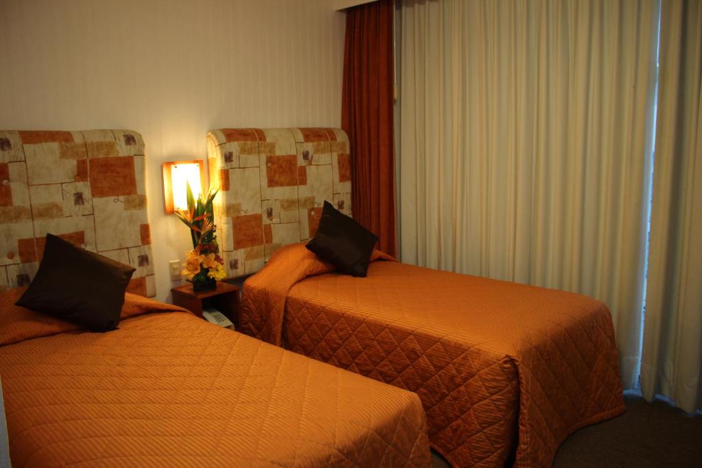 Двухместный (Двухместный номер с 2 отдельными кроватями) отеля Hotel Villa de Cortez, Хикотепек-де-Хуарес