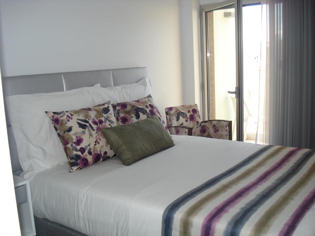 Двухместный (Двухместный номер с 1 кроватью или 2 отдельными кроватями и балконом, вид на море) отеля Hotel Concha, Сан-Мартино-до-Порто