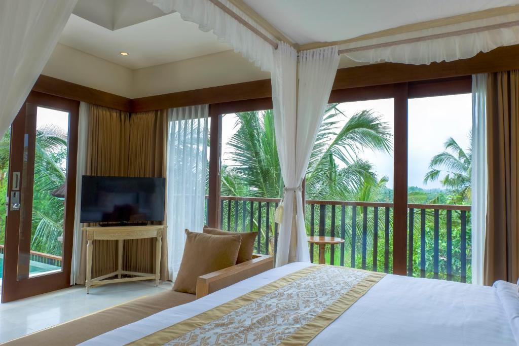 Вилла (Вилла Sky с 2 спальнями и бассейном), Visesa Ubud Resort