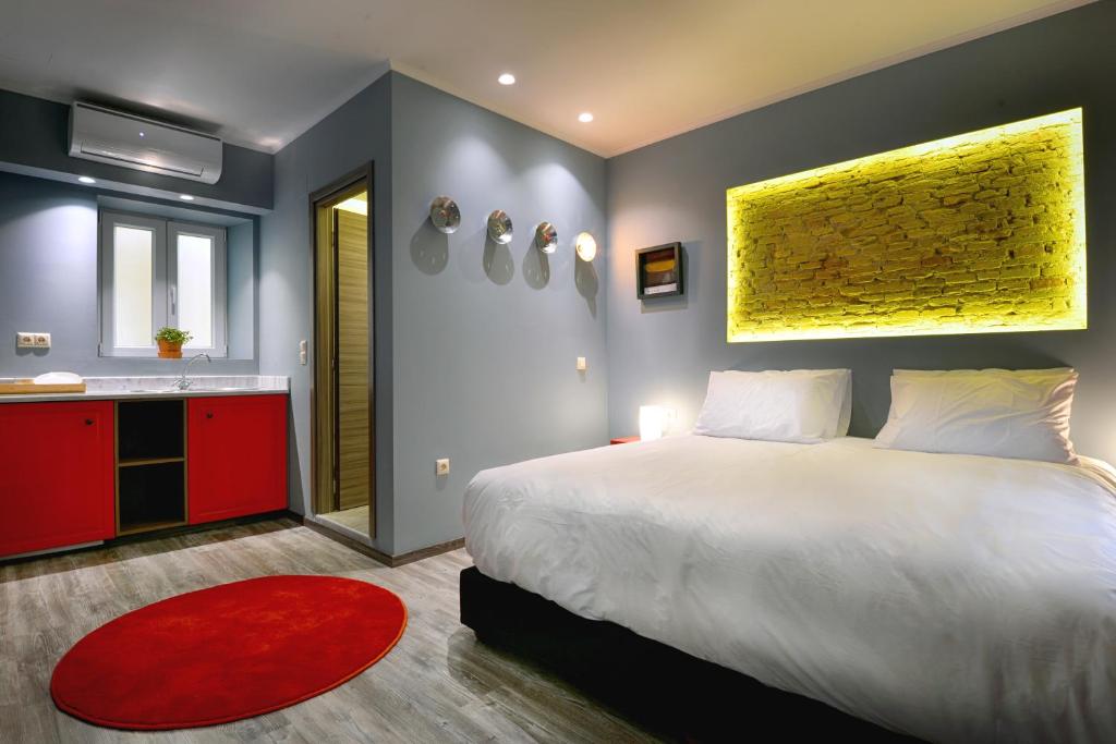 Двухместный (Двухместный номер Делюкс с 1 кроватью или 2 отдельными кроватями) отеля Locandiera, Керкира