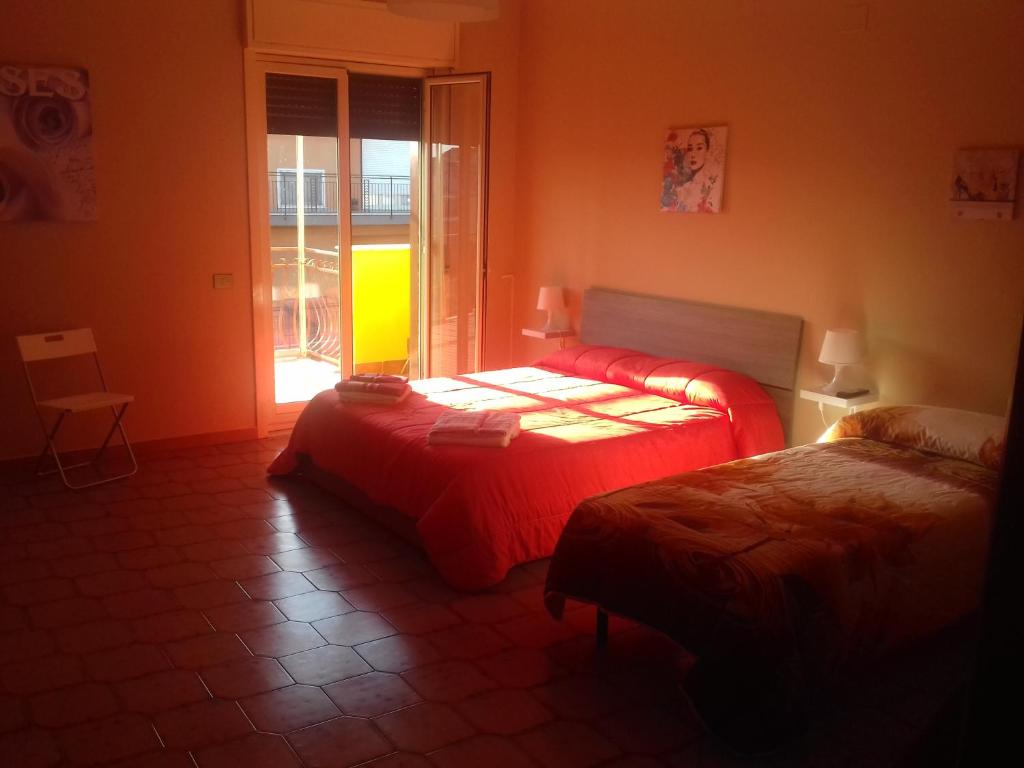 Двухместный (Двухместный номер с 1 кроватью и общей ванной комнатой) отеля B&B Aeroporto Catania, Катания