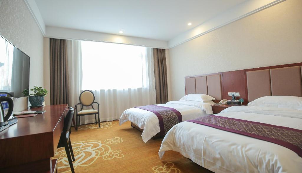 Двухместный (Двухместный номер с 2 отдельными кроватями) отеля Xin Jue Jiayi Hotel, Шанхай