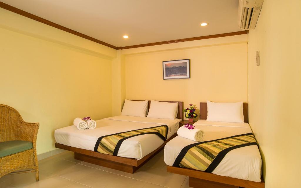 Трехместный (Трехместный номер) отеля Krabi City Seaview, Краби