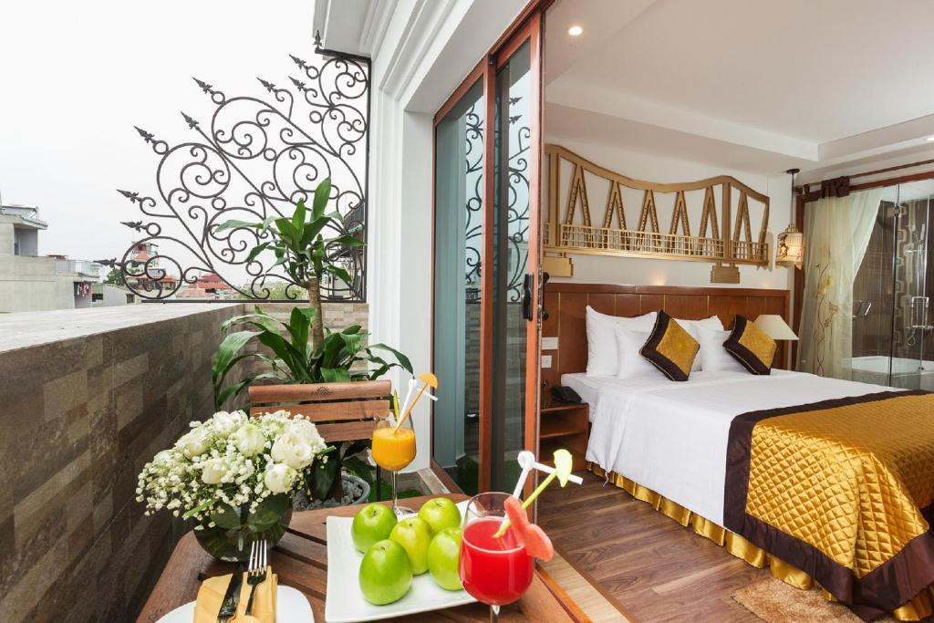 Студио (Premium Balcony Double or Twin), Hanoi Golden Holiday Hotel