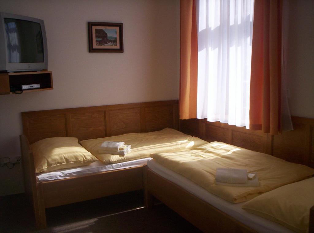 Двухместный (Двухместный номер с 2 отдельными кроватями) отеля Hotel Krakonoš, Трутнов