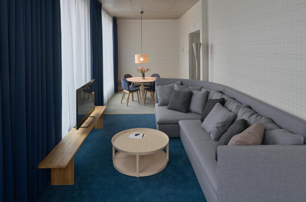 Сьюит (Представительский люкс с кроватью размера «queen-size») отеля Zander K Hotel, Берген (Северное море)