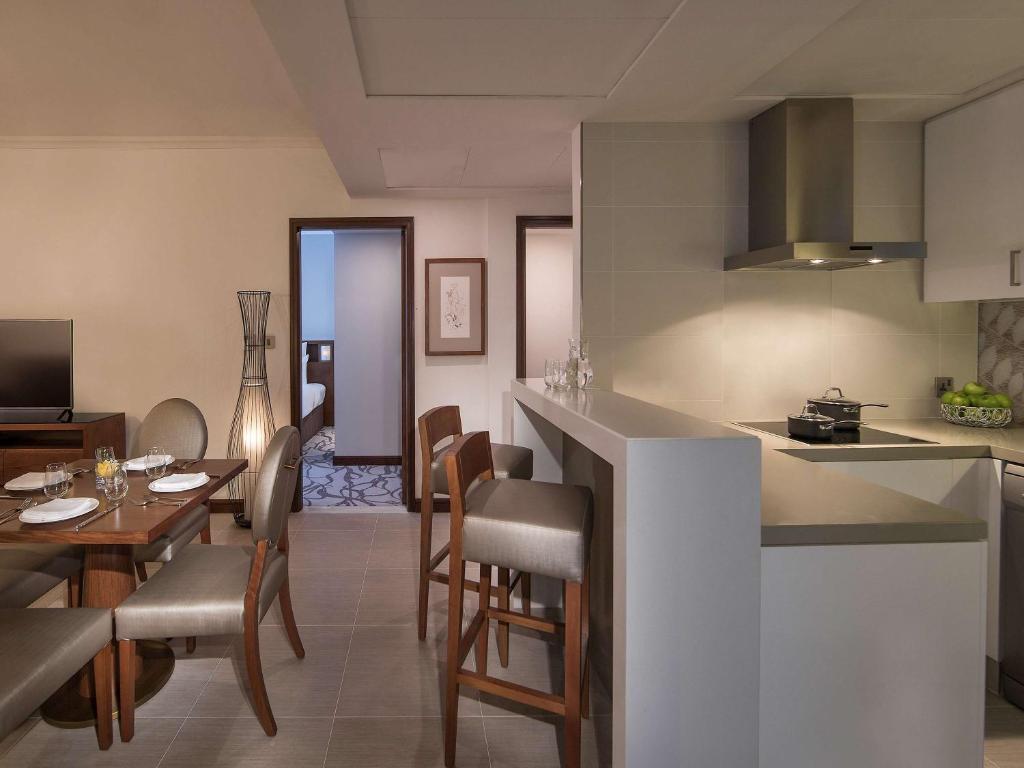 Апартаменты (Апартаменты с 1 спальней с видом на залив) апарт-отеля Pullman Dubai Creek City Centre Residences, Дубай