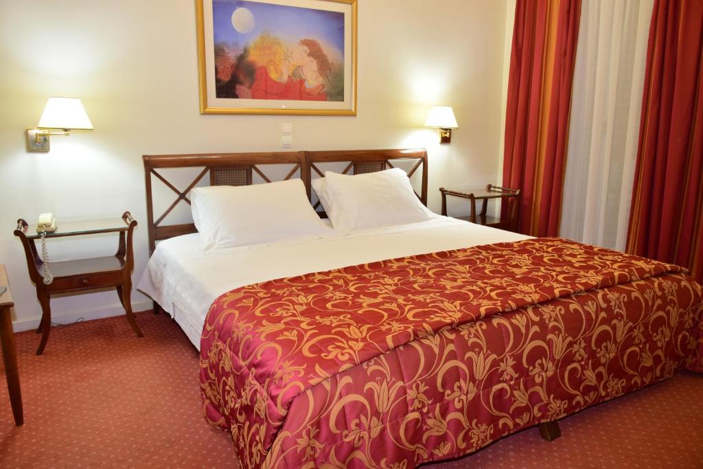 Двухместный (Стандартный двухместный номер с 1 кроватью или 2 отдельными кроватями) отеля Hotel Galaxias, Агринион