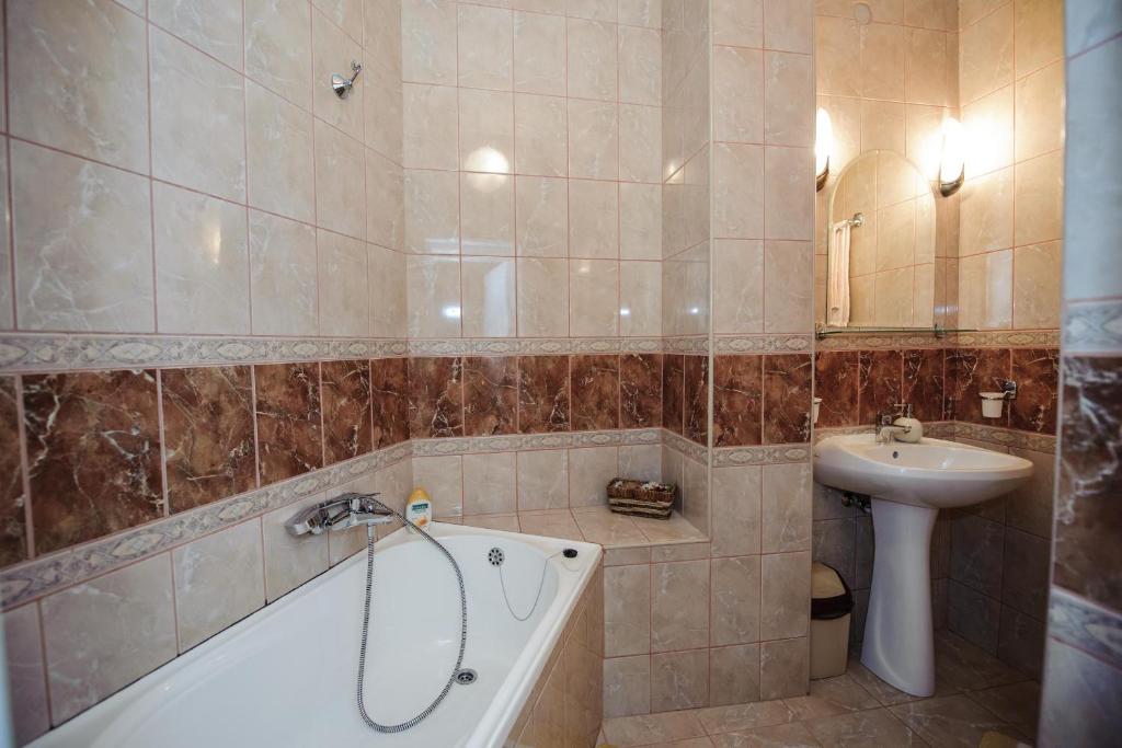 Одноместный (Одноместный номер с ванной комнатой) гостевого дома Vila Lili, Рымнику-Вылча