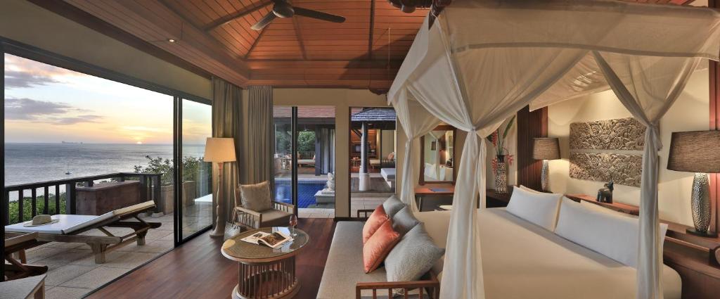 Вилла (Вилла с 2 спальнями и собственным бассейном - Со стороны холма - Бесплатный трансфер от/до аэропорта Краби) курортного отеля Pimalai Resort & Spa, Ко Ланта