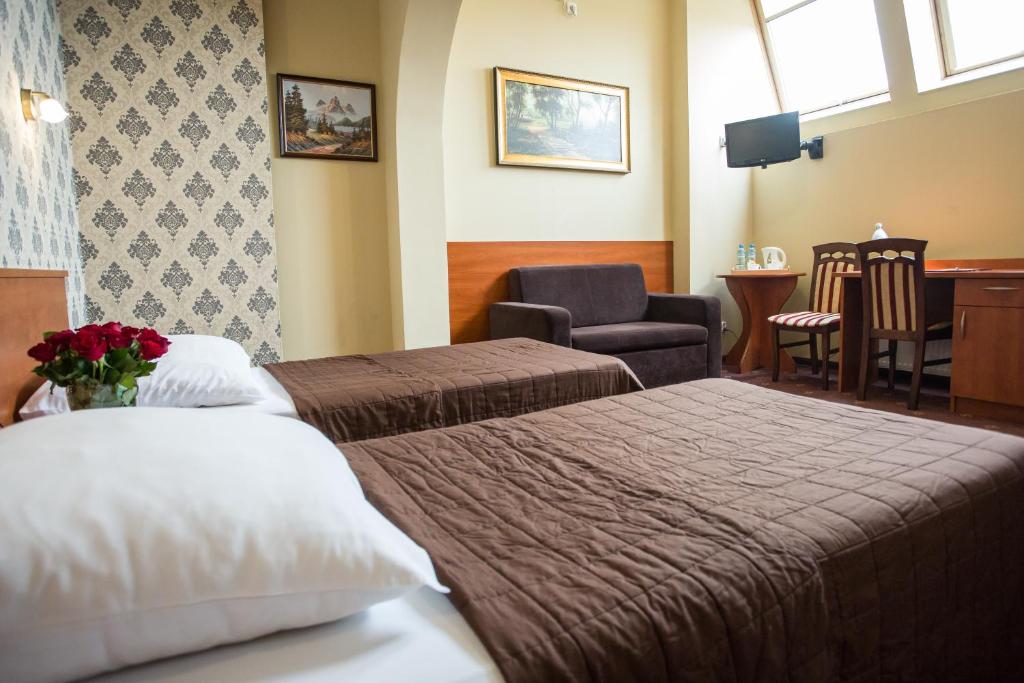 Двухместный (Двухместный номер с 2 отдельными кроватями) отеля Hotel Maksymilian, Краков