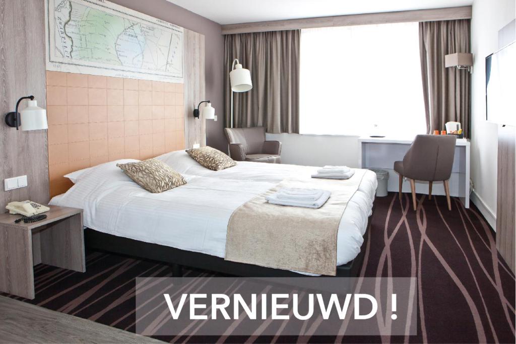 Двухместный (Улучшенный двухместный номер с 2 отдельными кроватями) отеля Hotel Waanders, Арнем