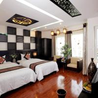 Двухместный (Двухместный номер Делюкс с 1 кроватью или 2 отдельными кроватями, вид на город) отеля Wild Lotus Hotel - Xuan Dieu, Ханой