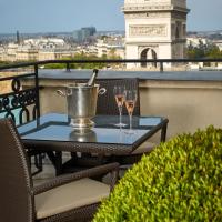 Двухместный (Двухуровневый люкс) отеля Hôtel Raphael, Париж