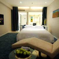 Двухместный (Номер с кроватью размера «king-size» и видом на море) отеля Haiyue Jianguo Hotel, Вэйхай