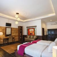 Двухместный (Двухместный номер Делюкс с 1 кроватью или 2 отдельными кроватями и видом на бассейн) отеля Ubud Raya Hotel, Убуд